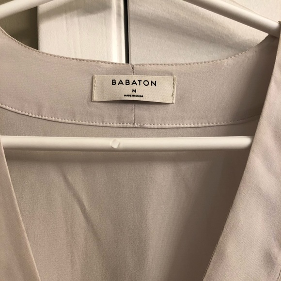 NEW Aritzia babaton corbett romper lavender silk - Picture 7 of 14